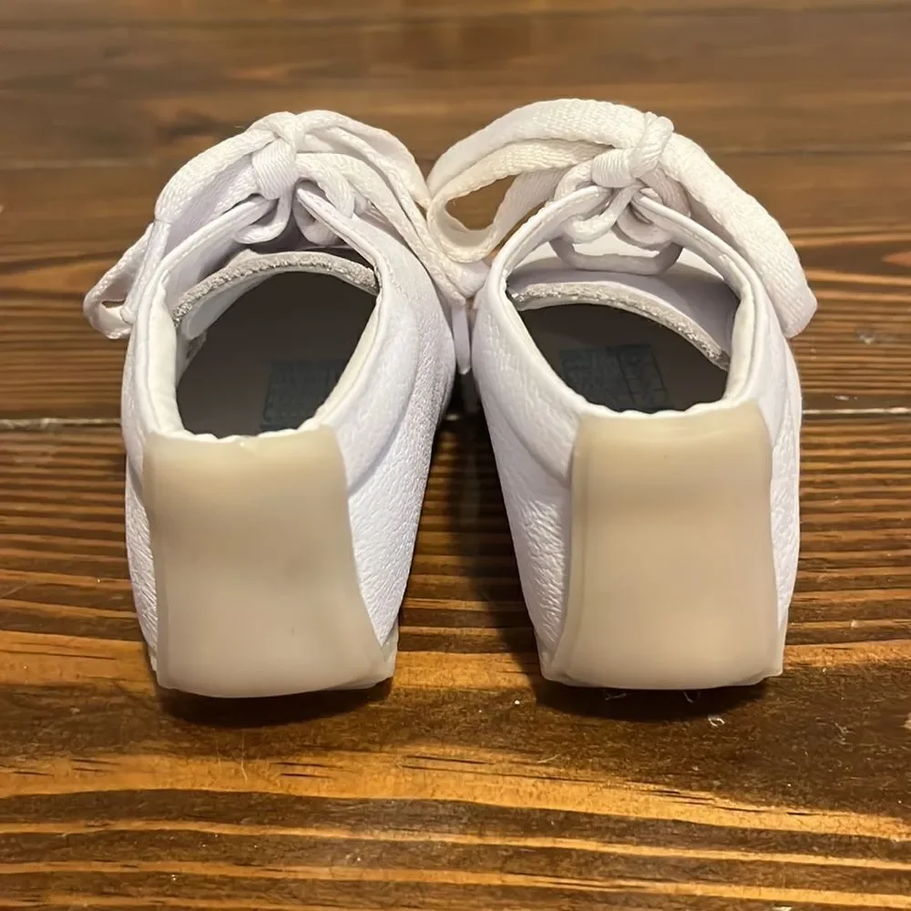 Simmon White Leather Baby Shoes Size 21-5 Made in Columbia